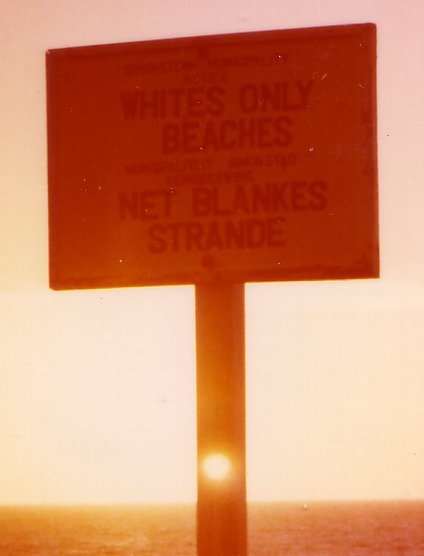 Apartheid on the beaches