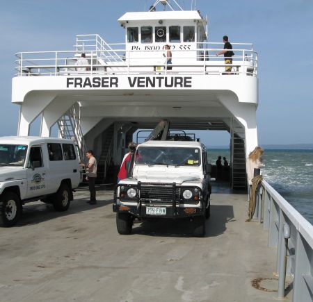 Getting about on Fraser Island