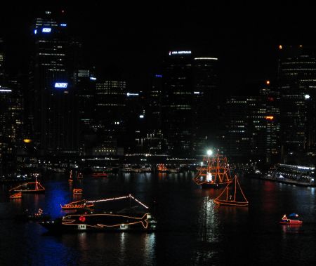 Fireworks on Sydney Harbour Bridge