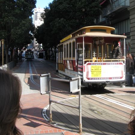 Cable cars in San Francisco Cable cars in San Francisco