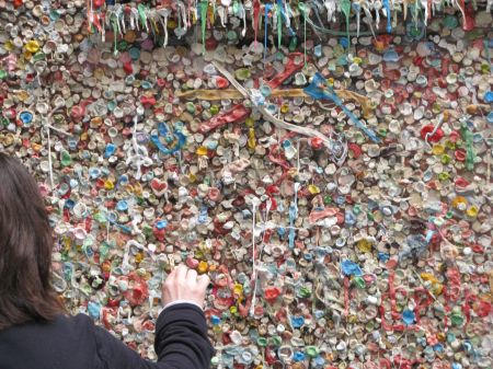 Gum Wall in Seattle Gum Wall in Seattle