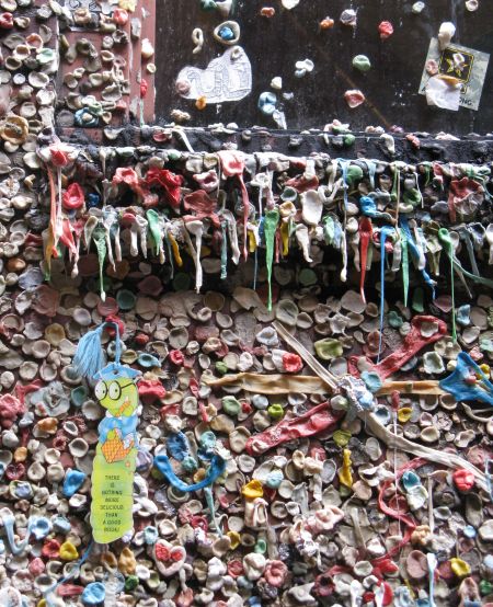 Gum Wall in Seattle Gum Wall in Seattle