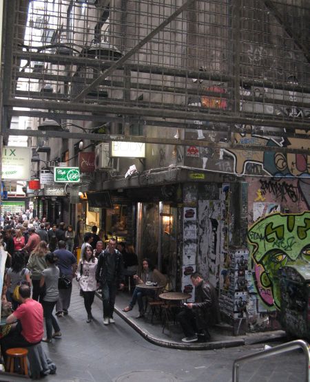 The alleyways of Melbourne
