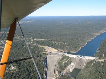 Flying in a Tiger Moth over Sydney Flying in a Tiger Moth over Sydney