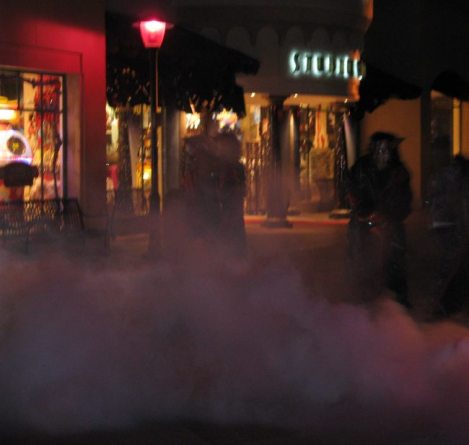 Halloween horror and pumpkins in California