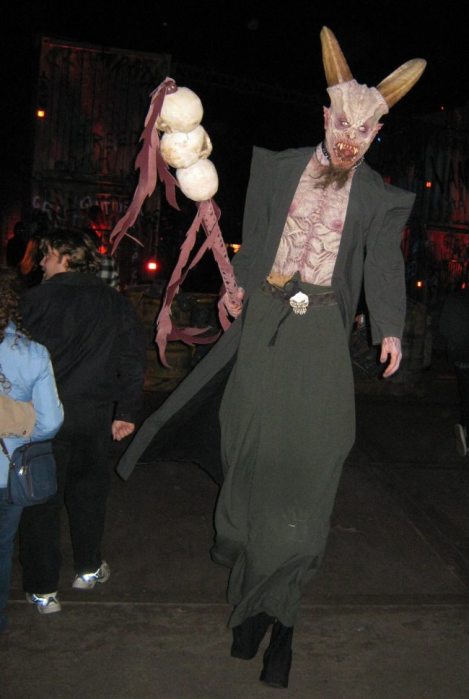 Halloween horror and pumpkins in California