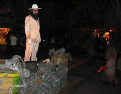 Halloween horror and pumpkins in California