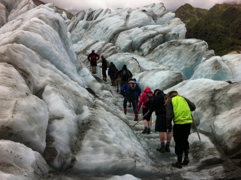 Climbing Fox Glacier in New Zealand
