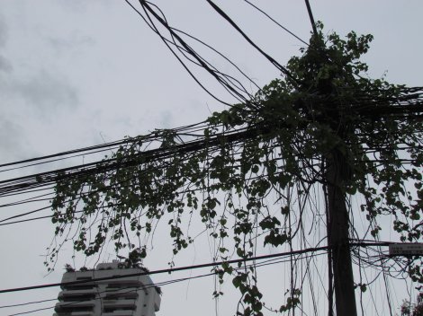 Riding in a Bangkok tuk tuk