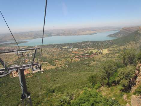 Hartbeespoort Dam and Magaliesberg, South Africa