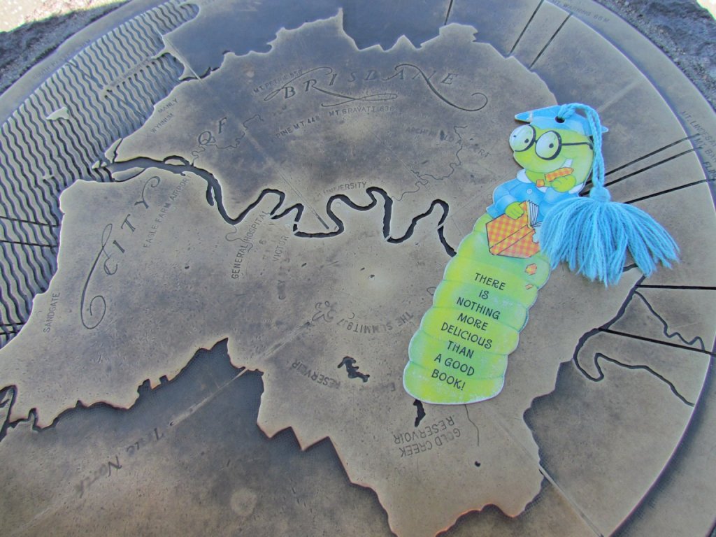 Me and a map of Brisbane