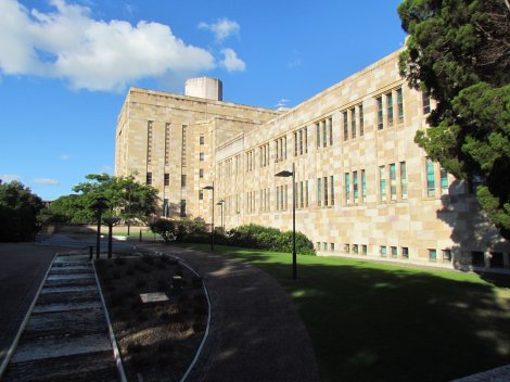 Outside the great court