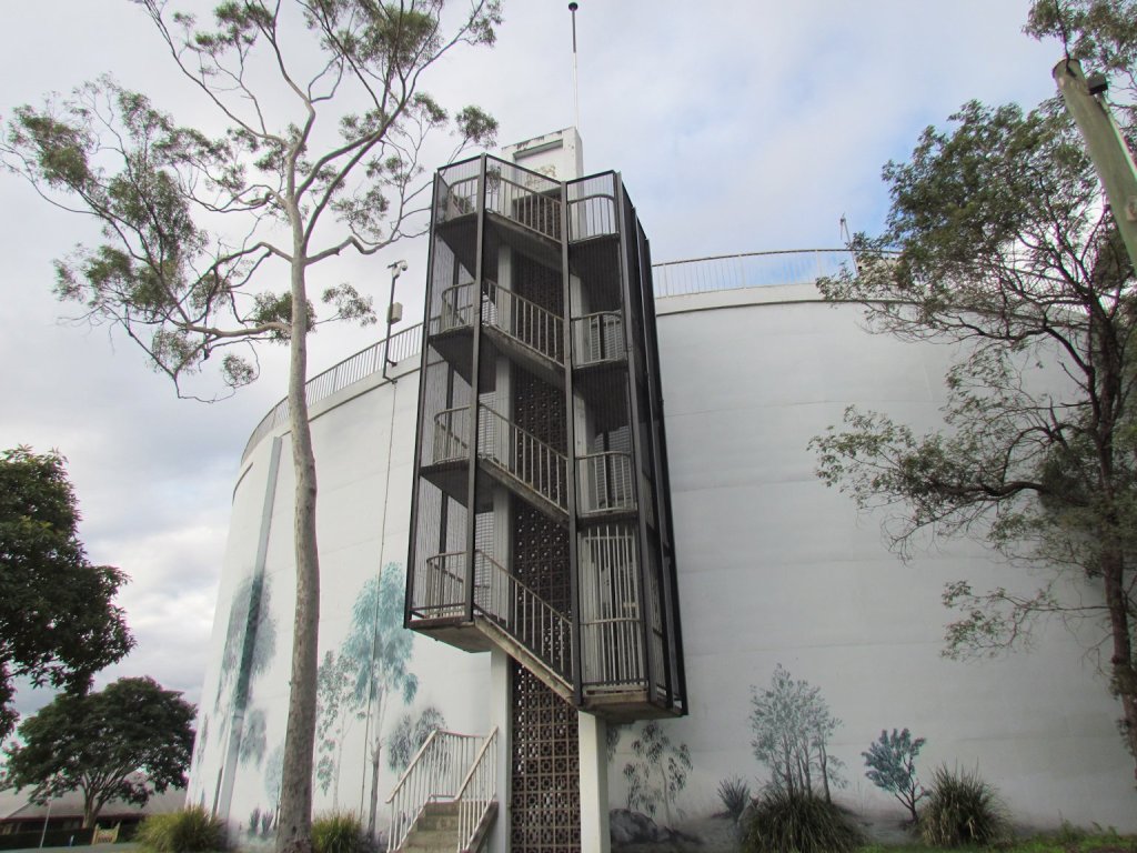 Water tower on Denmark Hill