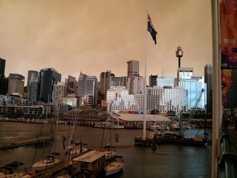 From the side of Pyrmont Bridge