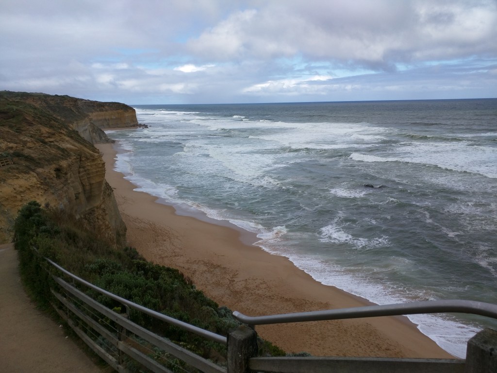 A tad chilly at the Twelve Apostles, Victoria, Australia