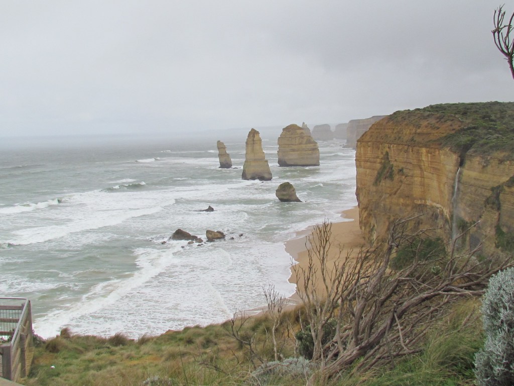 A tad chilly at the Twelve Apostles, Victoria, Australia