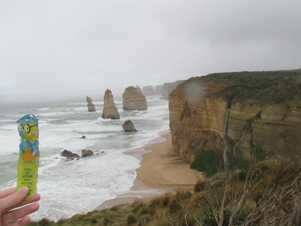 A tad chilly at the Twelve Apostles, Victoria. Australia